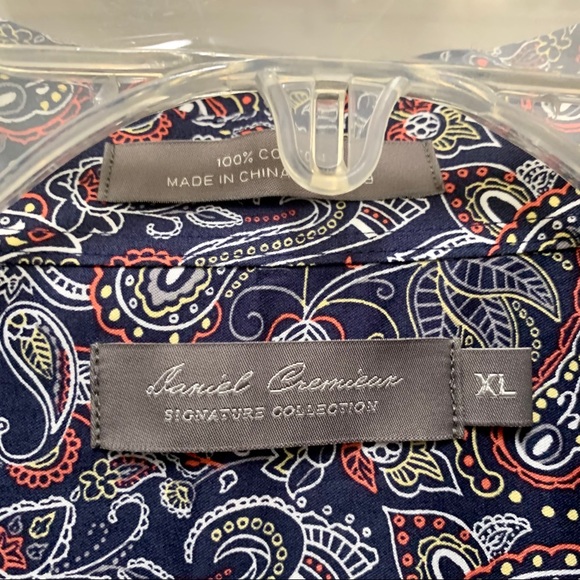 Daniel Cremieux Signature Floral Paisley Shirt XL - Picture 9 of 9